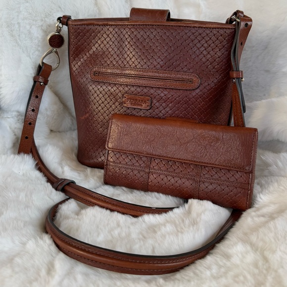 BRIGHTON 3pc Ferrara Bundle! Elliette Crossbody St Tropez Wallet Pouch Set - Picture 7 of 16